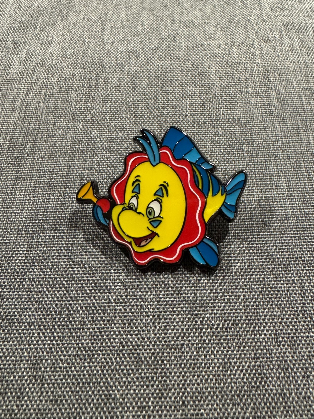 Disney Flounder Enamel Pin Loungefly